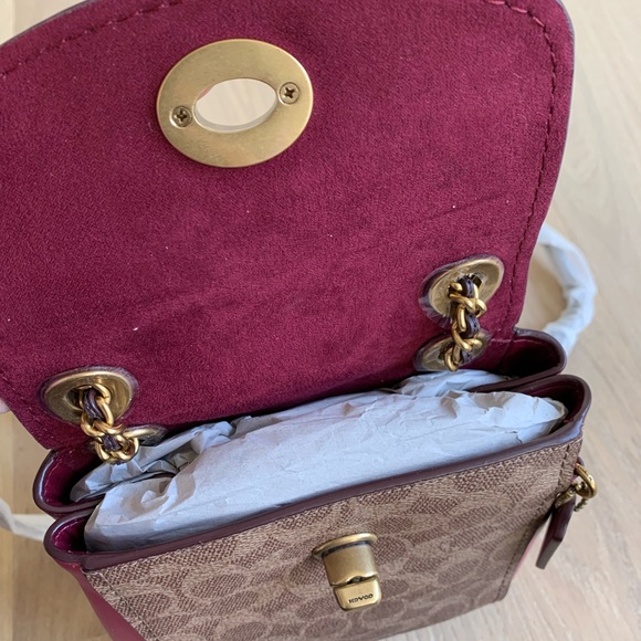 Coach Parker Convertible Backpack 16 In Signature Canvas Brand New With Tag - Picture 7 of 10